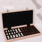 Magnetic Folding Wooden Chess Set – Double Queen