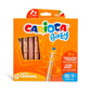 Carioca Toddler Washable Paint Markers - 10 Colors, 3 in 1 Design, Non-Toxic Art Supplies for Kids 1+ Year