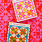 Mini Quilt Kits - Pink