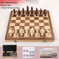 Magnetic Folding Wooden Chess Set – Double Queen