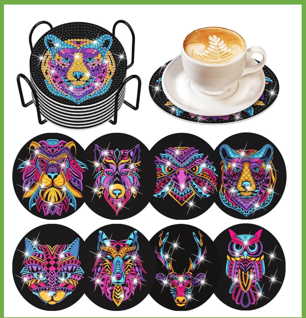 Coaster Sets Diamond Painting Kit