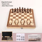 Magnetic Folding Wooden Chess Set – Double Queen
