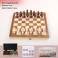 Magnetic Folding Wooden Chess Set – Double Queen