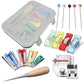 16pcs Household Electric Sewing Bias Tape Machine Kit Fabric Bias Binding Tape Suits DIY Sewing Tools