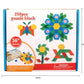 250-Piece Wooden Geometric 3D Puzzle Game – Multicolor