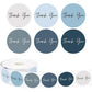 500pcs Round Thank You Stickers for Envelope Seal | Gift Packaging Labels for Party Decor and Scrapbooking