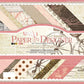 7 Inch Vintage Scrapbook Paper Set | 40 Sheets Retro Cardstock for DIY Crafts