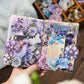 20pcs Hard Card Flower Stickers for Scrapbooking | Floral Craft Decor Set