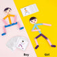 Sport Wooden Man DIY Puzzle Toy