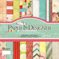 7 Inch Vintage Scrapbook Paper Set | 40 Sheets Retro Cardstock for DIY Crafts