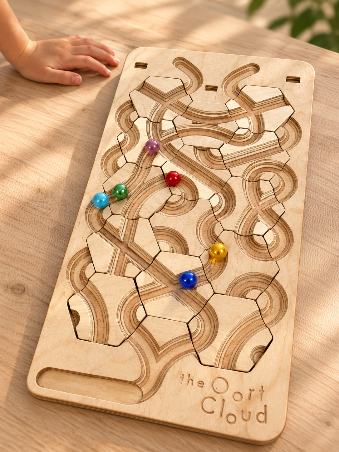 The Oort Cloud: A Marble Run Puzzle Game